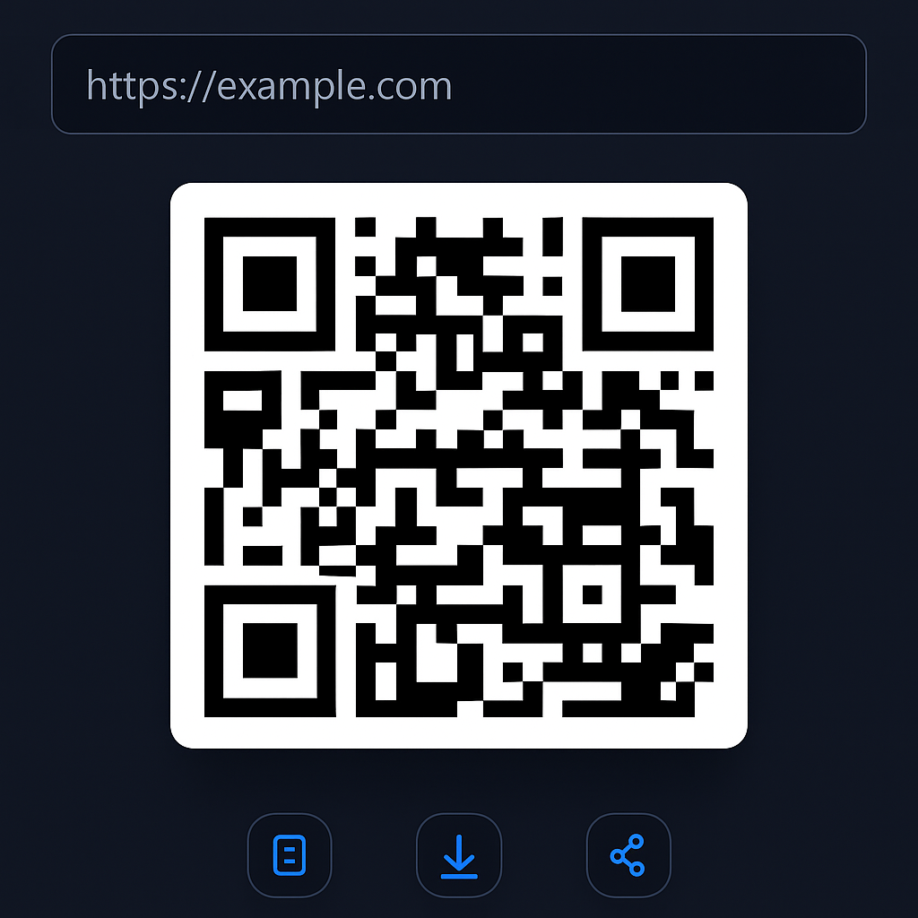 QR code preview